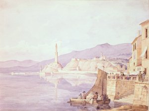 Cenova Limanı, 1835 by Carl Wilhelm Goetzloff