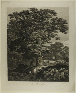 banyo yapanlar by Carl Wilhelm Kolbe, the elder