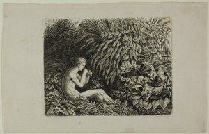 Pan Pipo Oynayan Gençlik by Carl Wilhelm Kolbe, the elder