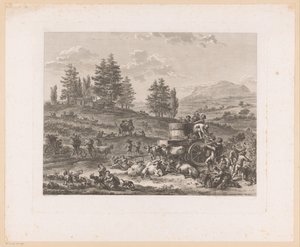 Vintage bir manzara la pleine intikamı by Carl Wilhelm Weisbrod