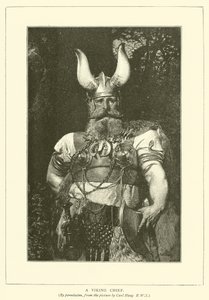 Bir Viking Şefi by Carl after Haag