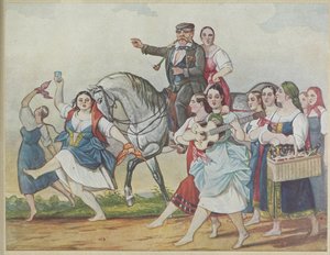Ev sahibi ve Haremi, 1830-1840