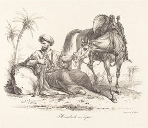 Bir Memleket Dinlenme by Carle Vernet