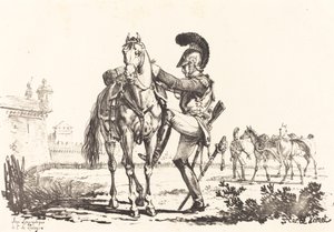 Bir At Binme Karabina by Carle Vernet