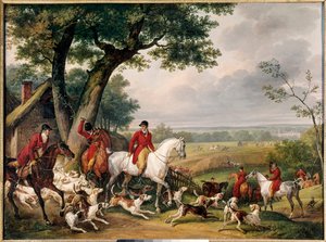 Fontainebleau ormanında avlanma Antoine Vernet dit Carle (1758-1836) 1824 Gien tarafından yapılan resim. Avcılık Müzesi - Fontainebleau ormanında avcılık. Antoine Vernet