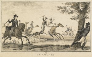 Yarış Sahneleri: Yarış Sahneleri Hippiques: La Course. by Carle Vernet