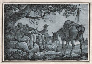 Uyuyan Asker. by Carle Vernet