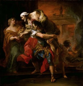 Anchises Taşıyan Aeneas by Carle van Loo