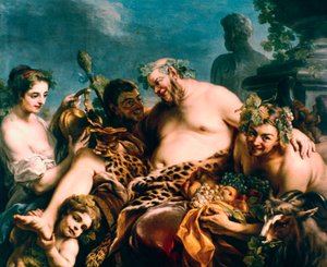 Sarhoş Silenus, 1747. by Carle van Loo
