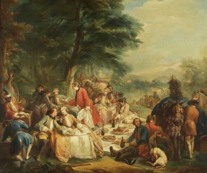 Avda Dinlenme by Carle van Loo