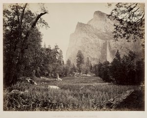 Gelin Peçe, Yosemite, c. 1865-1866. by Carleton E. Watkins