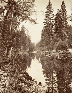 Merced Nehri, Yosemite, yak. 1872, basılmış yaklaşık. 1876.