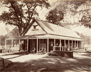 Kozmopolit Salon, ca. 1872, basılmış yaklaşık. 1876. by Carleton Emmons Watkins