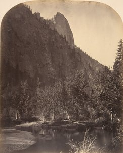 Nehir Manzaralı, Sentinel, 3270 Feet, 1861. by Carleton Emmons Watkins