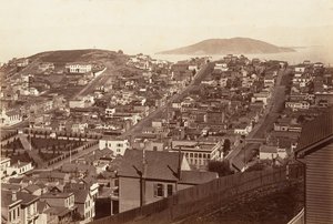 San Francisco, 1864, basılmış yaklaşık. 1876. by Carleton Emmons Watkins