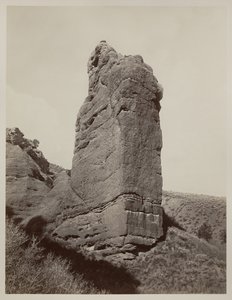 Sentinel Kayası, Echo Kanyonu, Utah, 1873-74 by Carleton E. Watkins