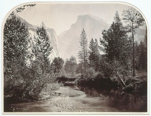 Taysayac, Yarım Kubbe, 4967 Ft, Yosemite by Carleton Emmons Watkins