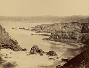 [Mendocino Sahil Manzarası] by Carleton Watkins