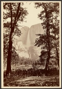 Yosemite Şelaleleri by Carleton Watkins