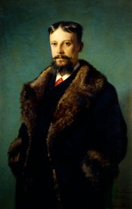 Alfonso Serbatisti'nin Portresi, Carlo Ademollo (1824-1911), tuval üzerine yağlı boya