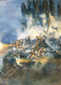 İkinci Bağımsızlık Savaşı - Carlo Ademollo tarafından boyanmış San Martino Savaşı, 24 Haziran 1859