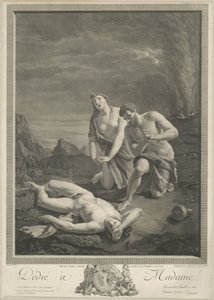 Adem ve Havva, Habil'in cesedinde by Carlo Antonio Porporati