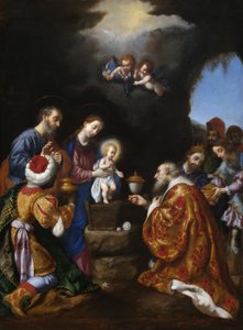Büyücülerin Hayranlığı (tuval üzerine yağlı boya) by Carlo Dolci