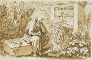 Frontispiece için Çizimden Şekil Orijinaline by Carlo Labruzzi