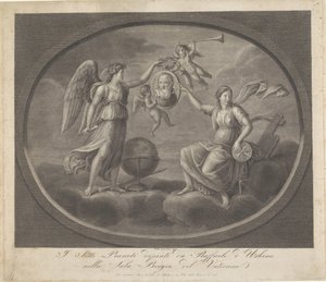 Alegoriler op Galileo Galilei Borgia Odasında Raffaele d