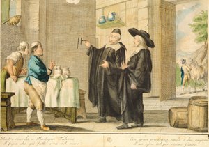 Rahip Arlotto, Carlo Lasinio (1759-1838), renkli gravür by Carlo Lasinio