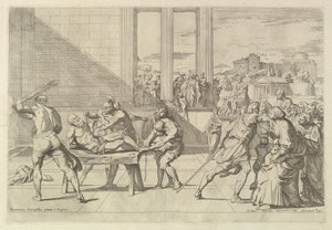 Aziz Andrew Şehitliği. by Carlo Maratta or Maratti