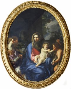 Çocuk ve Aziz John ile Bakire by Carlo Maratta or Maratti