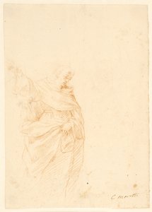 Yukarı dönük rahip aziz by Carlo Maratti