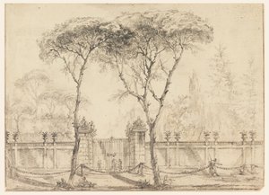 Bir villanın kapısında by Carlo Marchionni