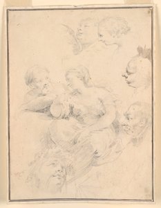 Çizim, Figürlü Eskizler, 1775 by Carlo Marchionni