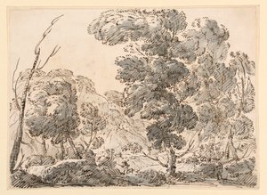 Çizim, Dağlık Bir Ülkede Yol, 1770-1786