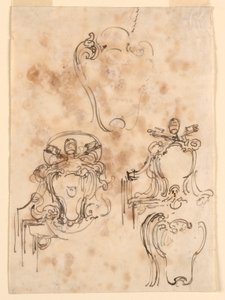 Çizim, Çerçeveler ve Kolonlar için Eskizler, 1758-69