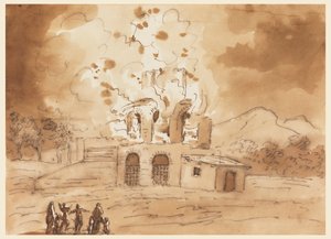 Yanan Kule ile Manzara by Carlo Marchionni