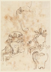 Çerçeveler ve Rozetler için Eskizler by Carlo Marchionni