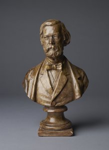 Sir John Charles Robinson büstü (alçı büst, bronz)