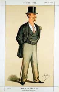 Eyre Massey Shaw, İngiliz itfaiyeci, 1871 by Carlo Pellegrini