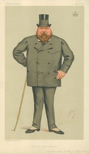 Ekselansları Wellington Dükü, Demir Dük'ün Torunu, 3 Ocak 1885, Vanity Fair karikatürü by Carlo Pellegrini