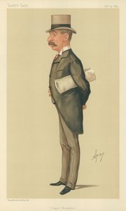 Bay Charles Thomson Ritchie, Şeker ödülleri, 31 Ekim 1885, Vanity Fair karikatürü by Carlo Pellegrini