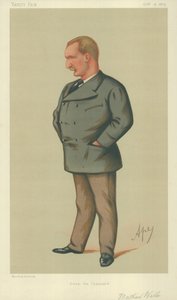 Bay Matthew Webb, Kanalı Swam, 9 Ekim 1875, Vanity Fair çizgi filmi by Carlo Pellegrini