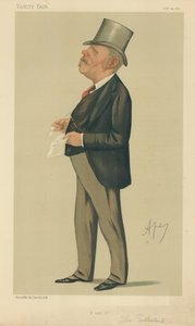Bay Thomas Sutherland, P und O, 22 Ekim 1887, Vanity Fair karikatürü by Carlo Pellegrini