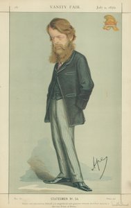 Sutherland Dükü, sade ve alçakgönüllü olmakla birlikte, hemcinslerine karşı muhteşem ve cömert, o Dukes Prensi, 9 Temmuz 1870, Vanity Fair karikatürü