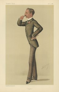 Saygıdeğer Sidney Herbert (renkli taş) by Carlo Pellegrini