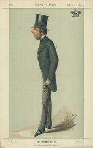 Westminster Markisi, İngiltere'nin en zengin adamı, 16 Temmuz 1870, Vanity Fair karikatürü by Carlo Pellegrini
