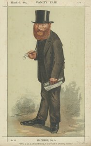 Sağ Hon WE Forster by Carlo Pellegrini