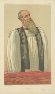 Sağ Rahip John Charles Ryle, Liverpool Piskoposu, Liverpool, 26 Mart 1881, Vanity Fair karikatürü by Carlo Pellegrini